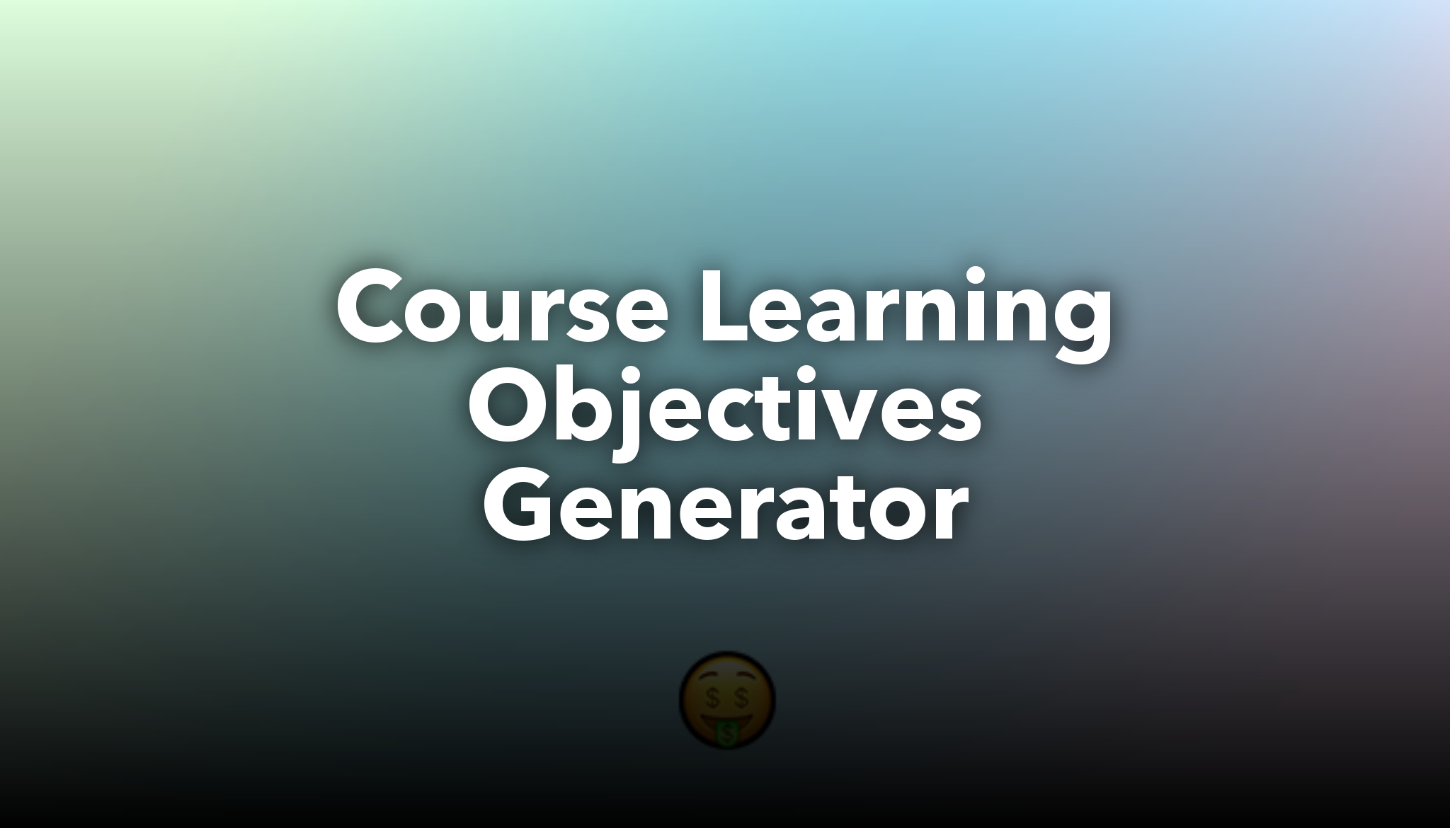 Course Learning Objectives Generator nichesss